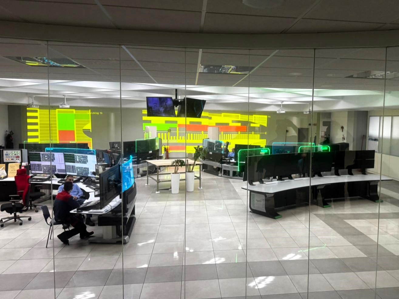 control room per raffineria progetto implementazione istallazione