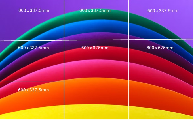 ESEMPIO COMPOSIZIONE PANNELLI LED LED WALL
