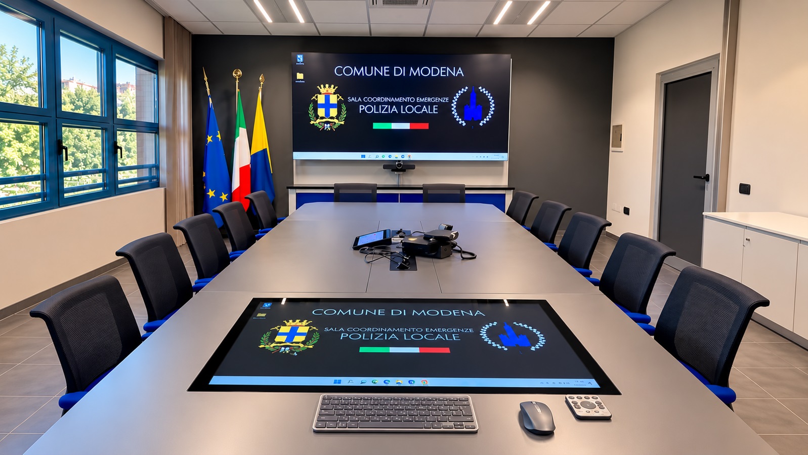 Modena Police Operations Centre Bosco Control Room Furniture