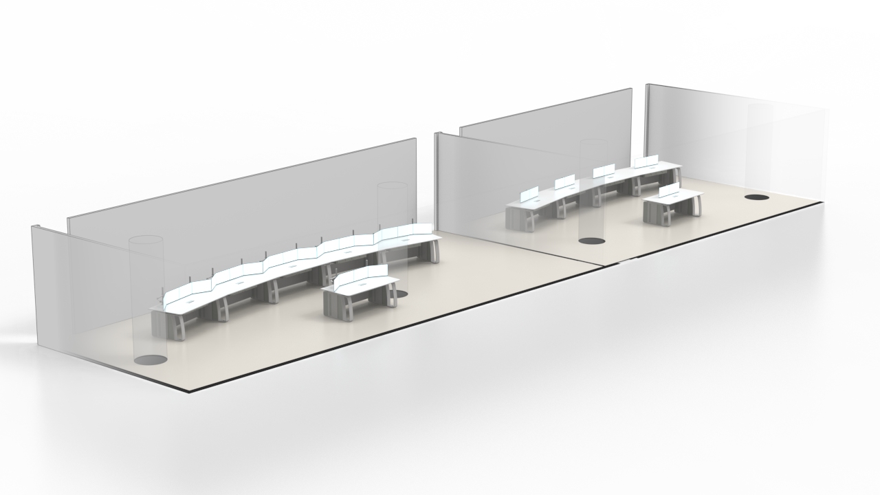 control room per industria energetica gasdotto