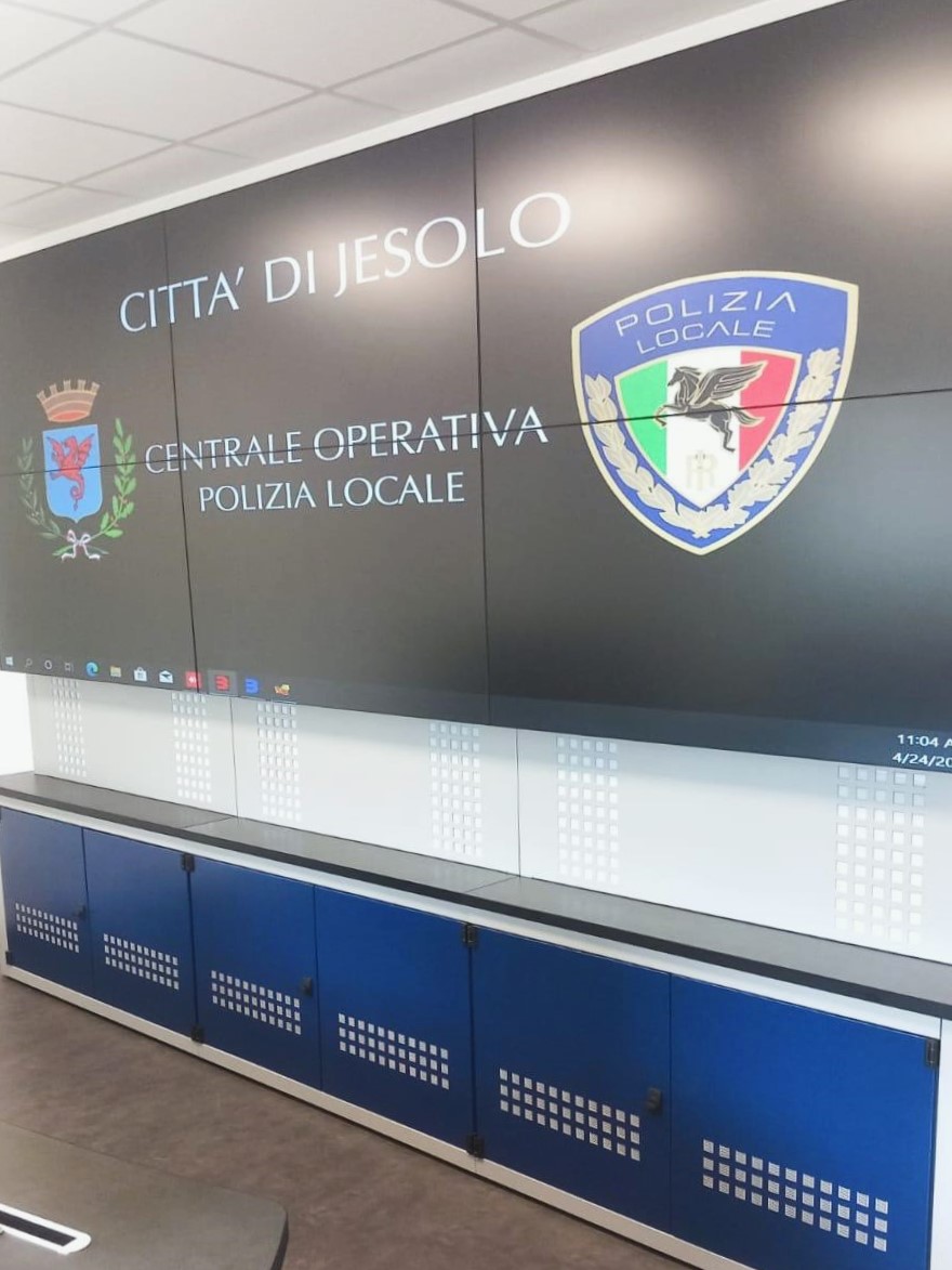realizzazione sala operativa polizia locale di jesolo