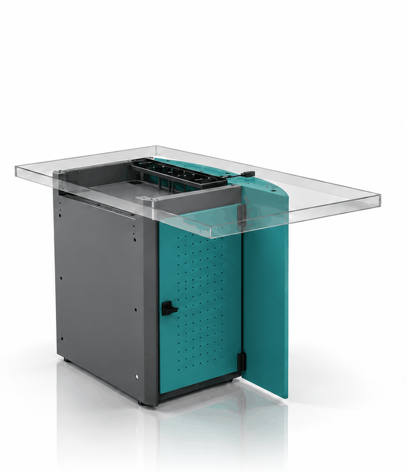 control console sitema sit stand scrivania ergonomica