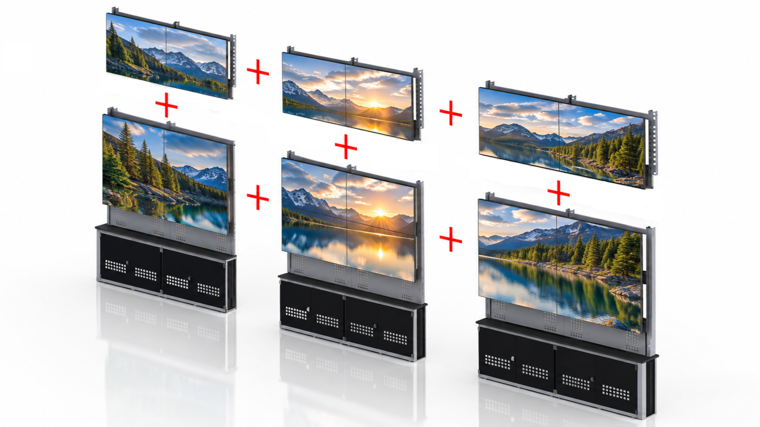 VIDEO WALL LINEAR COMPOSITION