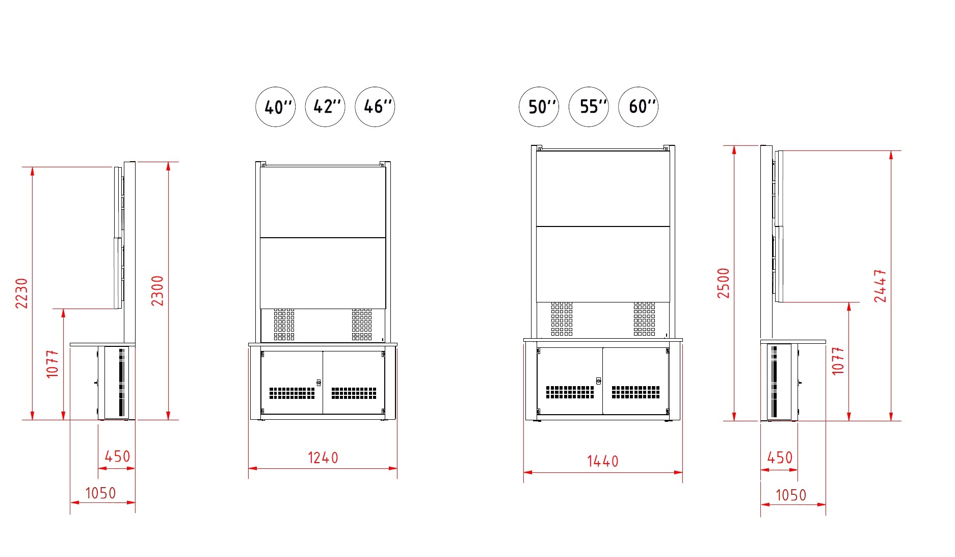 VIDEOWALL 1000 CONSOLE 2 RIGHE