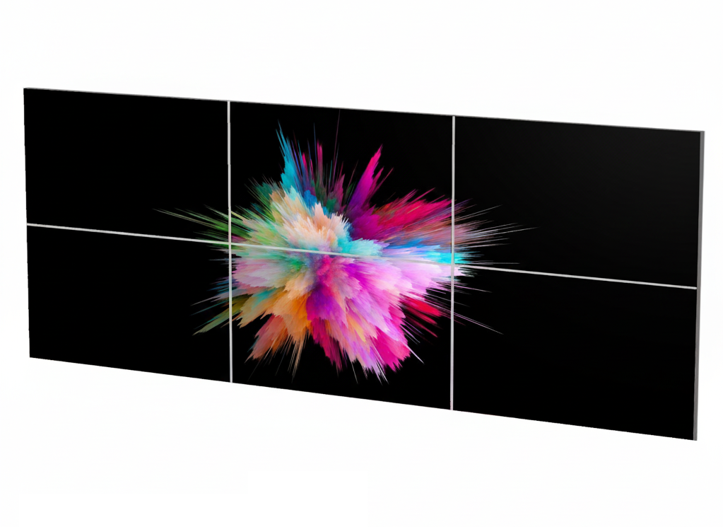 video wall lcd per control room modulare e componibile 3x2
