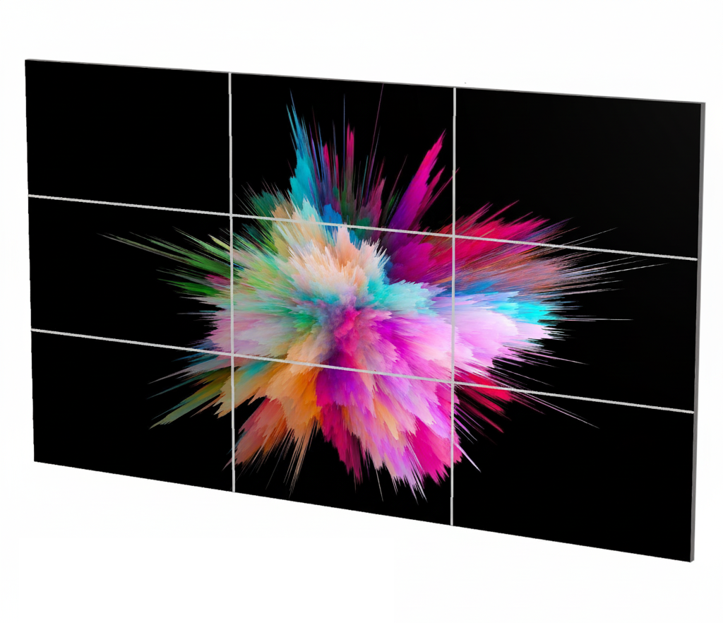 video wall lcd per control room modulare e componibile 3x3